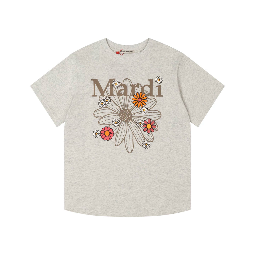 Mardi Daisy Print Summer Casual Cotton Tee Unisex
