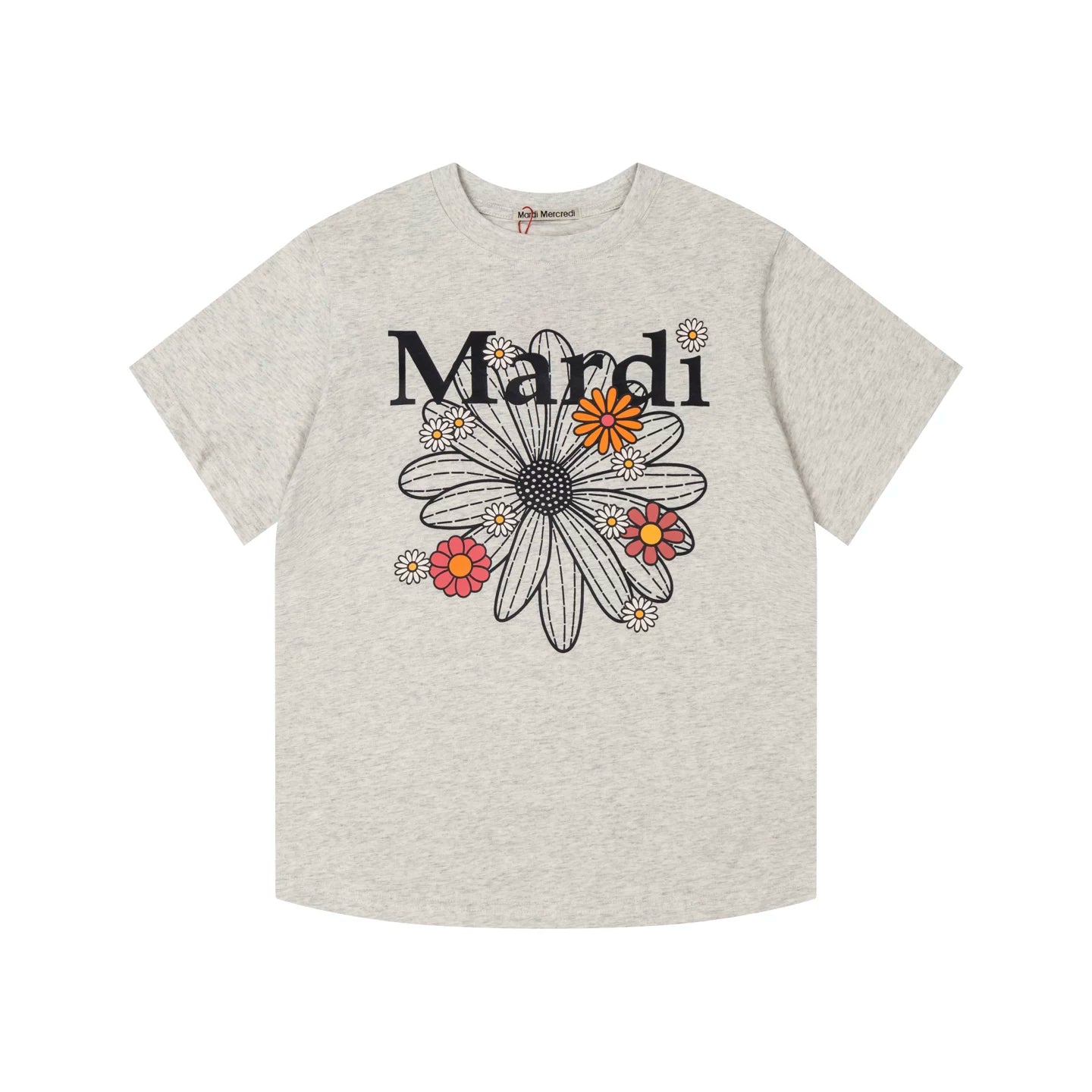 Mardi Daisy Print Summer Casual Cotton Tee Unisex