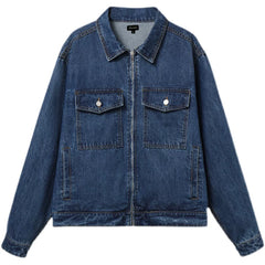 Vintage American Skate Washed Denim Cargo Jacket