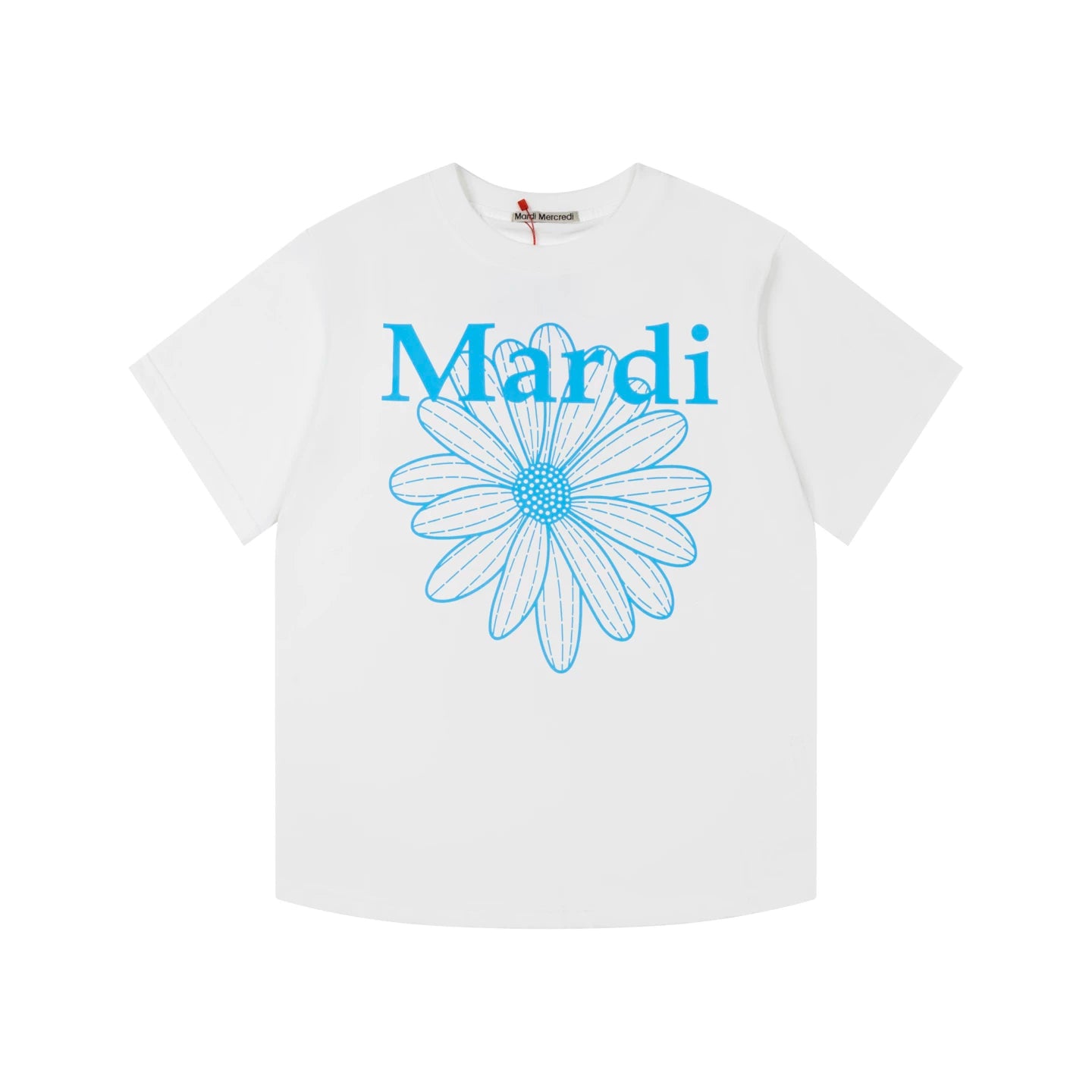 Mardi Daisy Print Summer Casual Cotton Tee Unisex