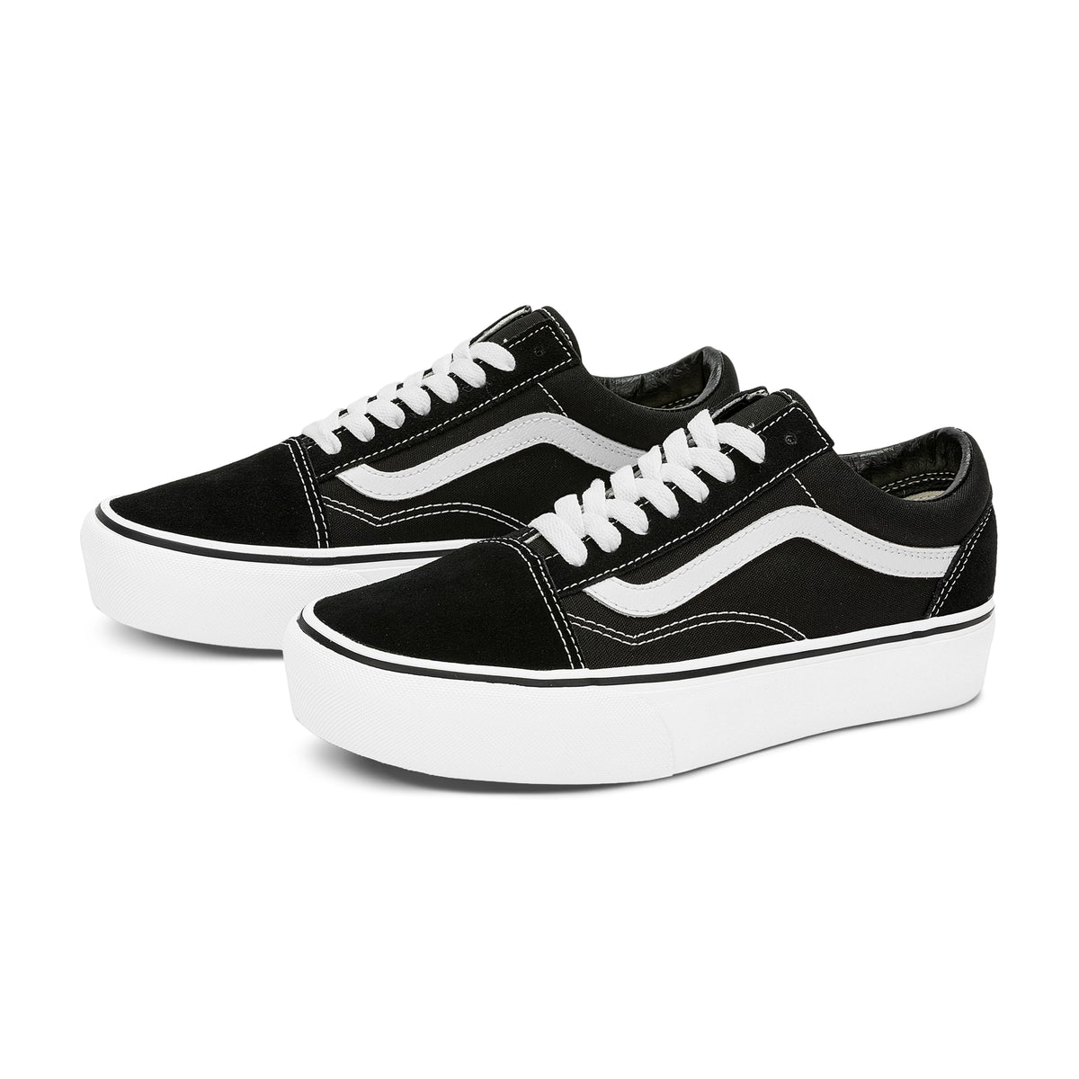 Vans Old Skool Platform Black Unisex Thick Sneakers