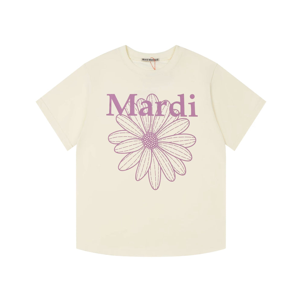 Mardi Daisy Print Summer Casual Cotton Tee Unisex