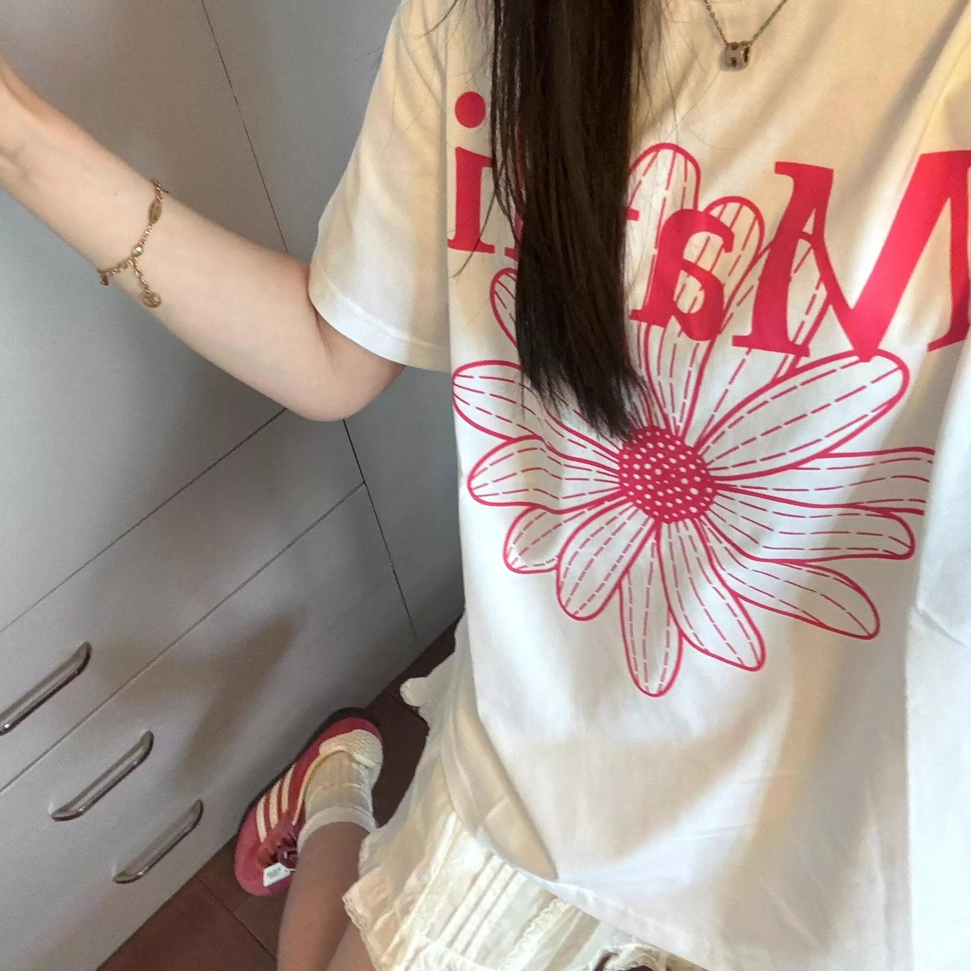 Mardi Daisy Print Summer Casual Cotton Tee Unisex