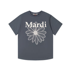 Mardi Daisy Print Summer Casual Cotton Tee Unisex