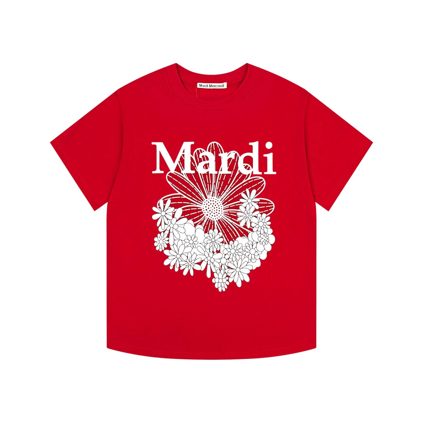 Mardi Daisy Print Summer Casual Cotton Tee Unisex
