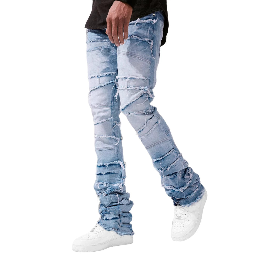 Men's New Trendy Straight Leg Stretch Denim Pants