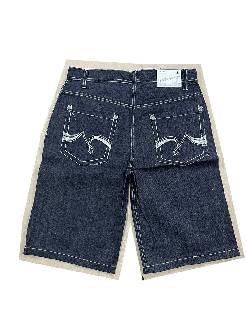 Vintage American Skate Embroidered Denim Shorts