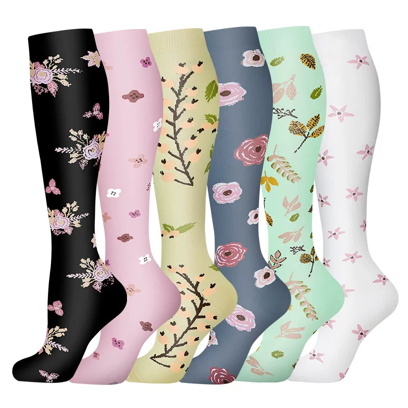 Unisex Compression Sports Socks Moisture Wicking Multi Pack