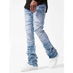 Men's New Trendy Straight Leg Stretch Denim Pants