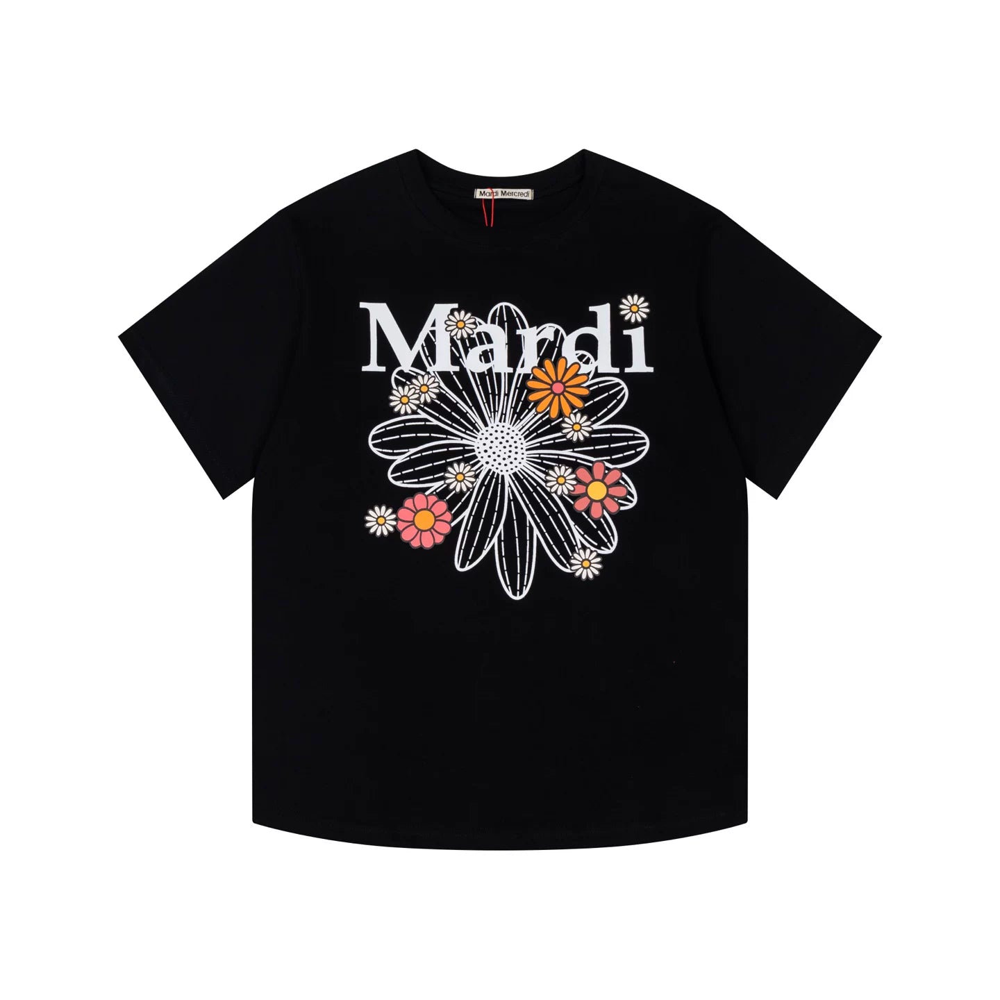 Mardi Daisy Print Summer Casual Cotton Tee Unisex