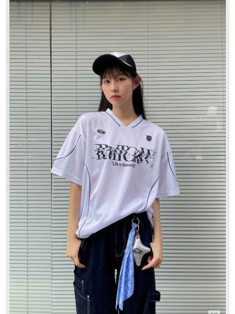 Vintage American Soccer Jersey Print Unisex T-Shirt