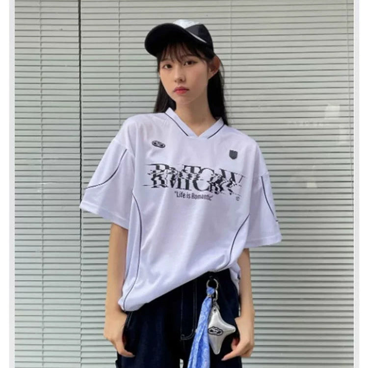 Vintage American Soccer Jersey Print Unisex T-Shirt