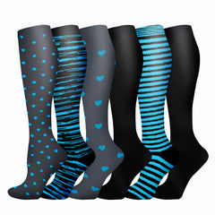 Unisex Compression Sports Socks Moisture Wicking Multi Pack