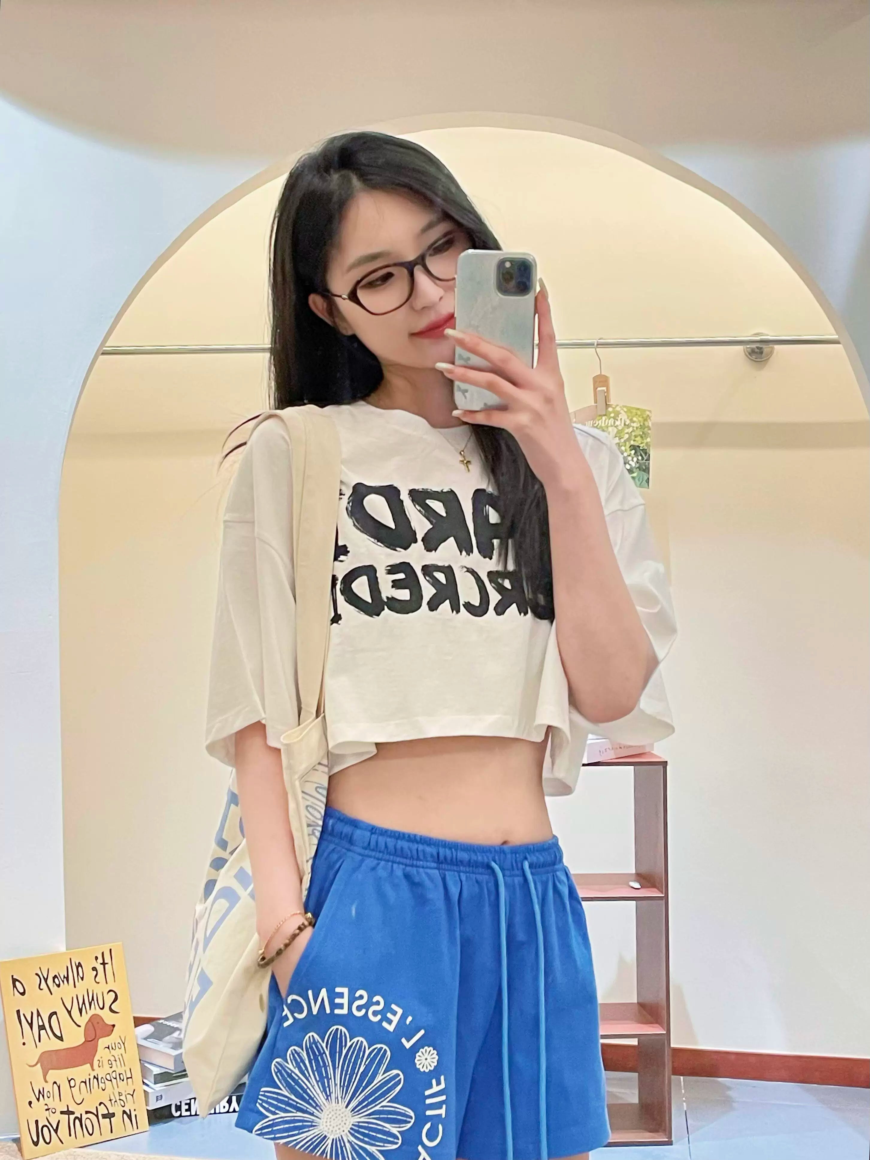 Mardi Daisy Print Summer Cotton Casual Lounge Shorts