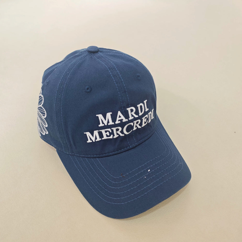 Mardi Letter Print Summer Casual Adjustable Cotton Cap