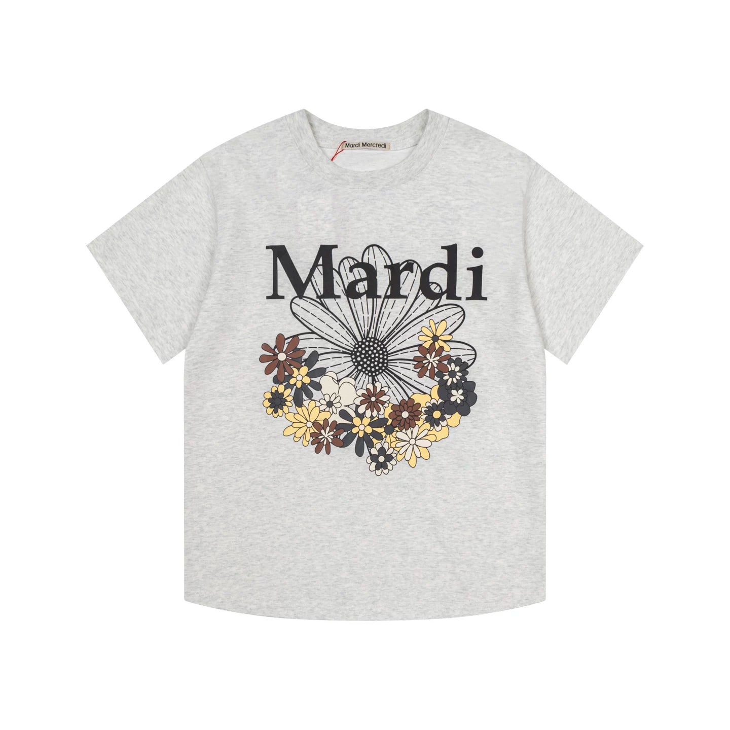 Mardi Daisy Print Summer Casual Cotton Tee Unisex