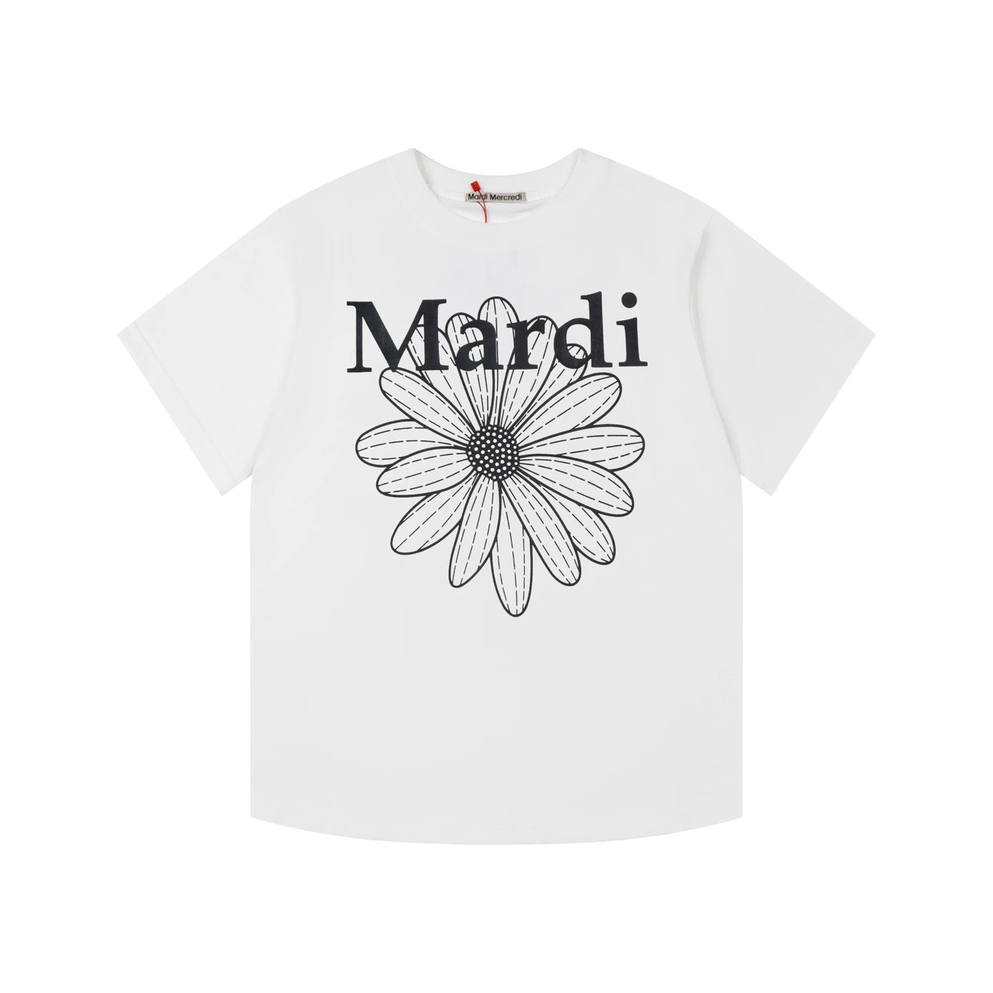 Mardi Daisy Print Summer Casual Cotton Tee Unisex
