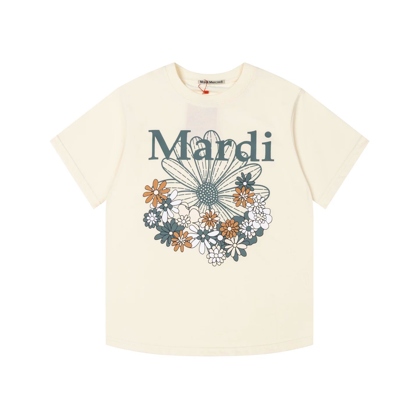 Mardi Daisy Print Summer Casual Cotton Tee Unisex