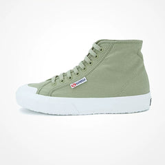 Superga Green High Top Unisex Casual Canvas Sneakers