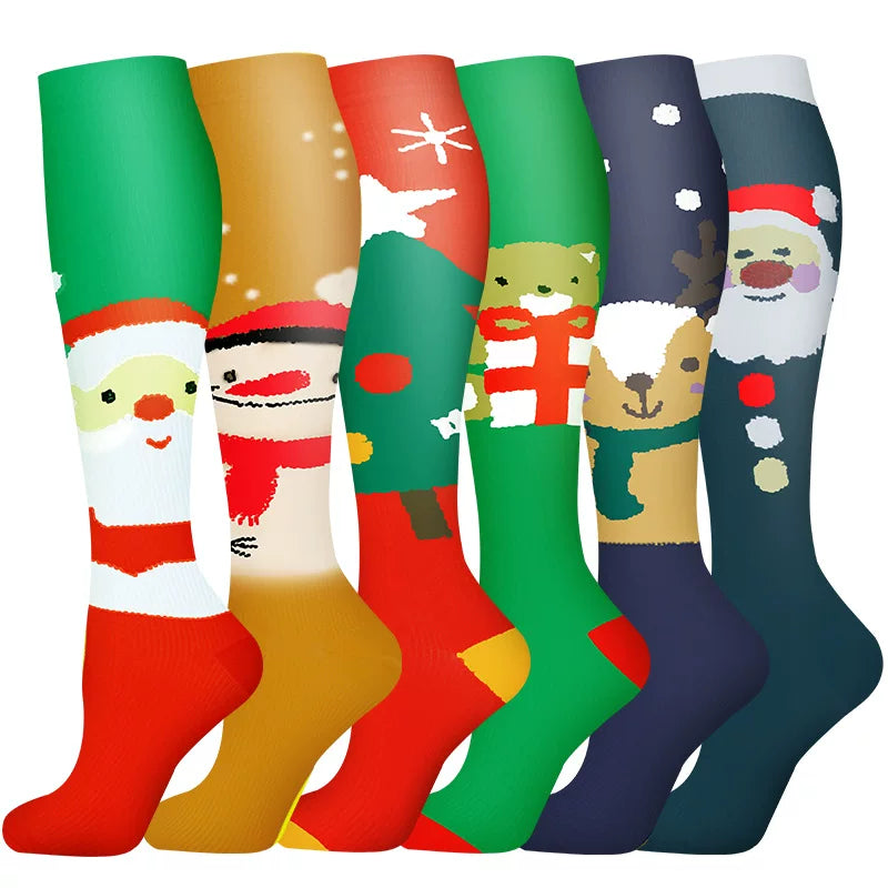 Unisex Compression Sports Socks Moisture Wicking Multi Pack