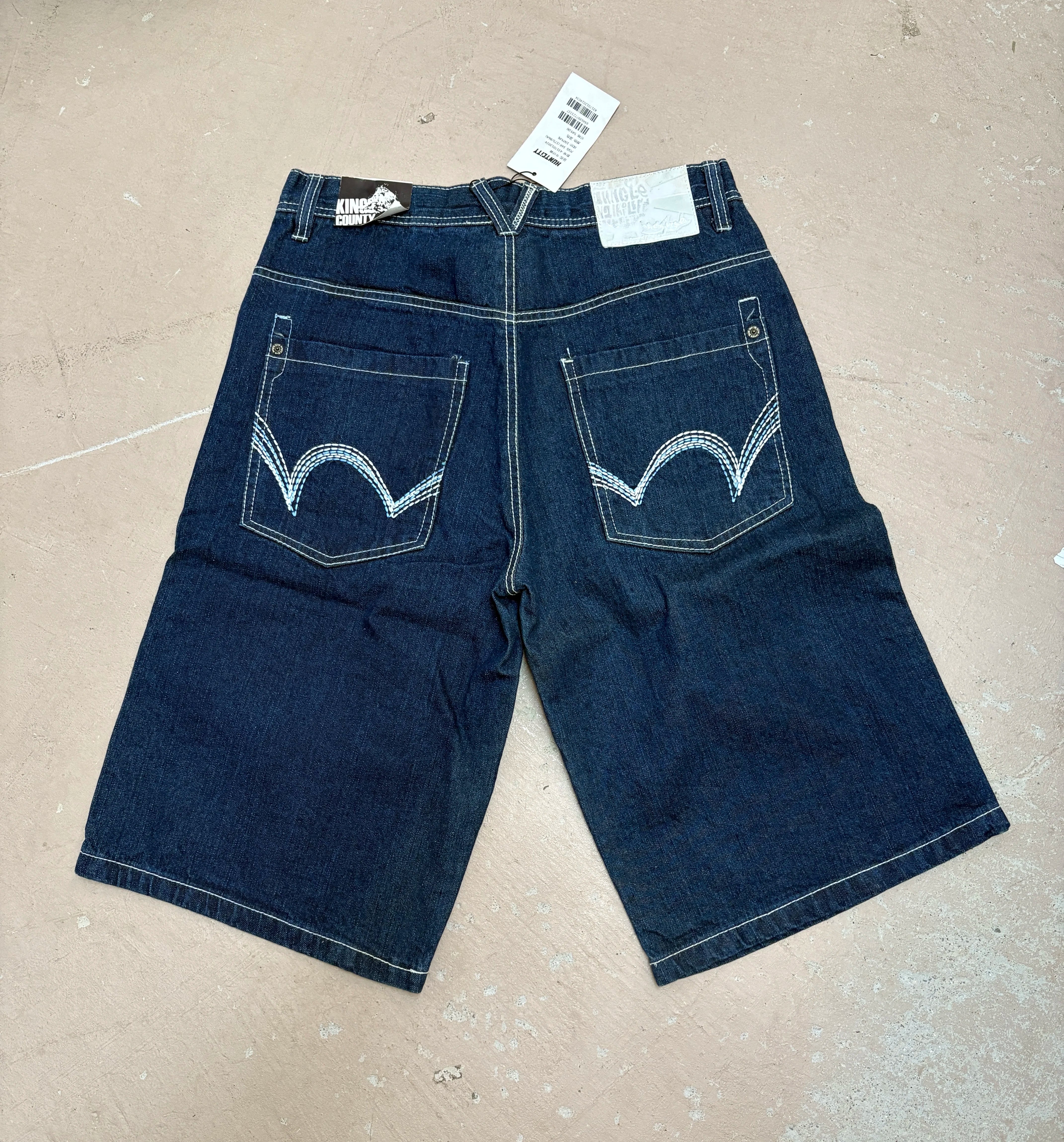Vintage American Skate Embroidered Denim Shorts