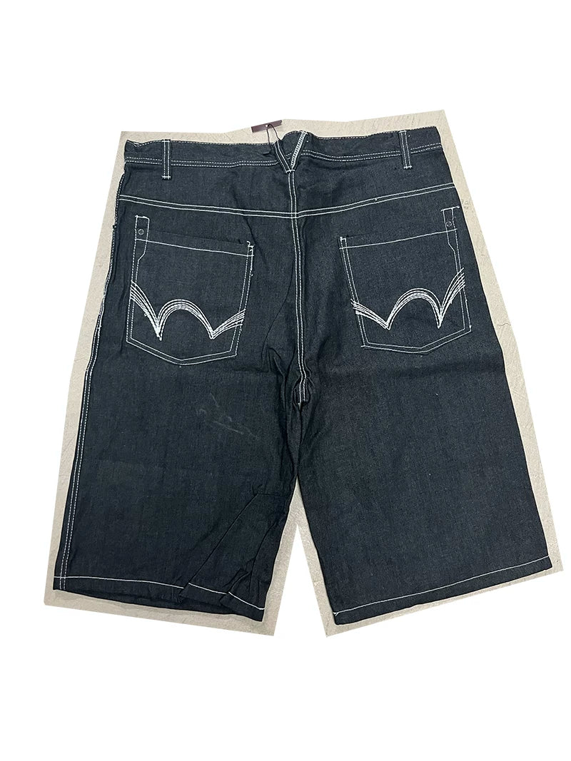 Vintage American Skate Embroidered Denim Shorts