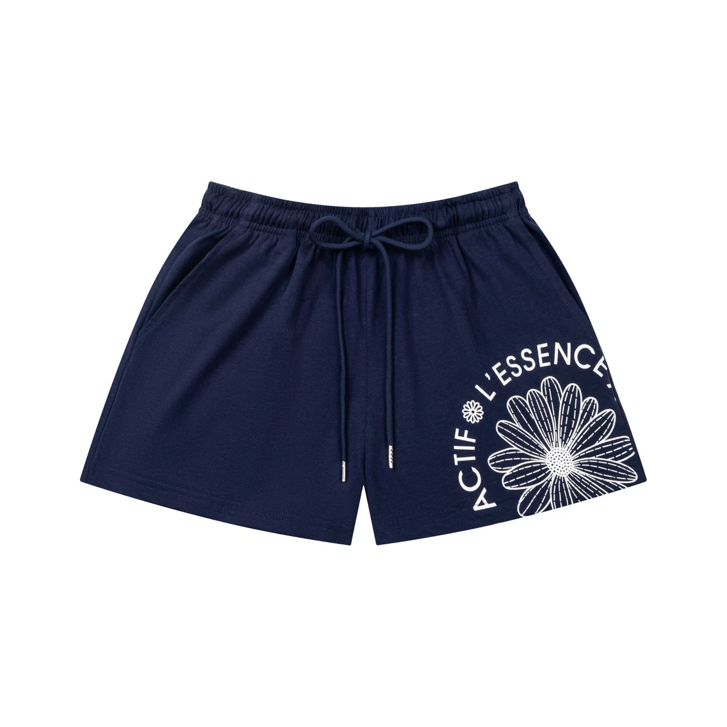 Mardi Daisy Print Summer Cotton Casual Lounge Shorts