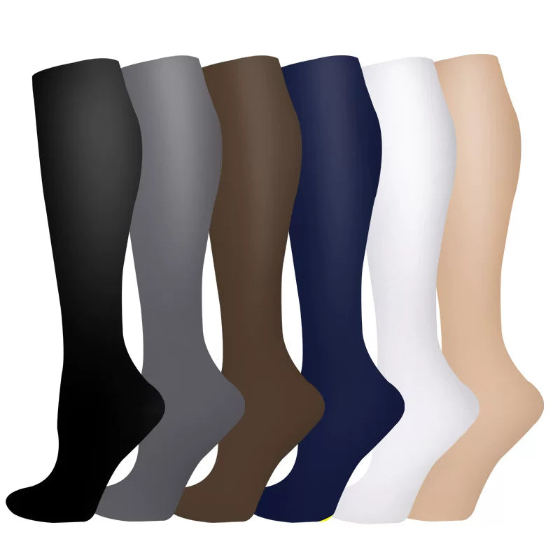 Unisex Compression Sports Socks Moisture Wicking Multi Pack