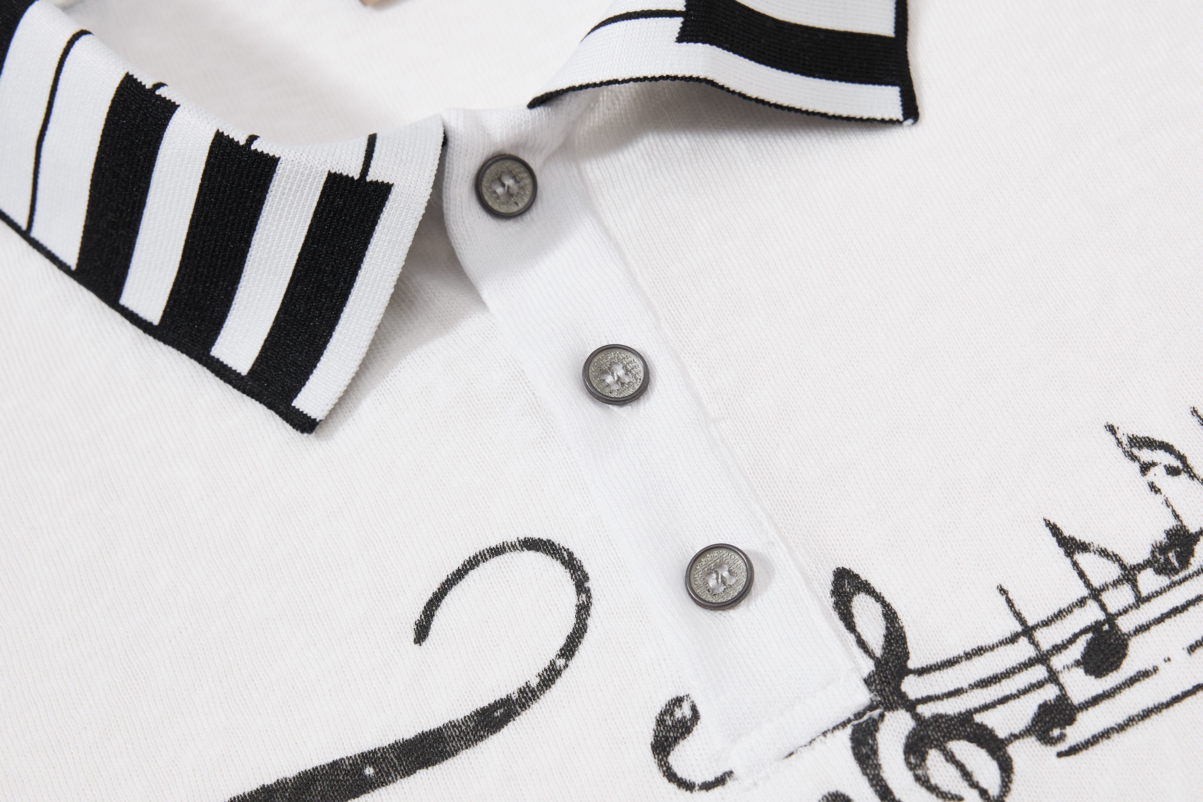 Omirad Music Script Polo Shirt