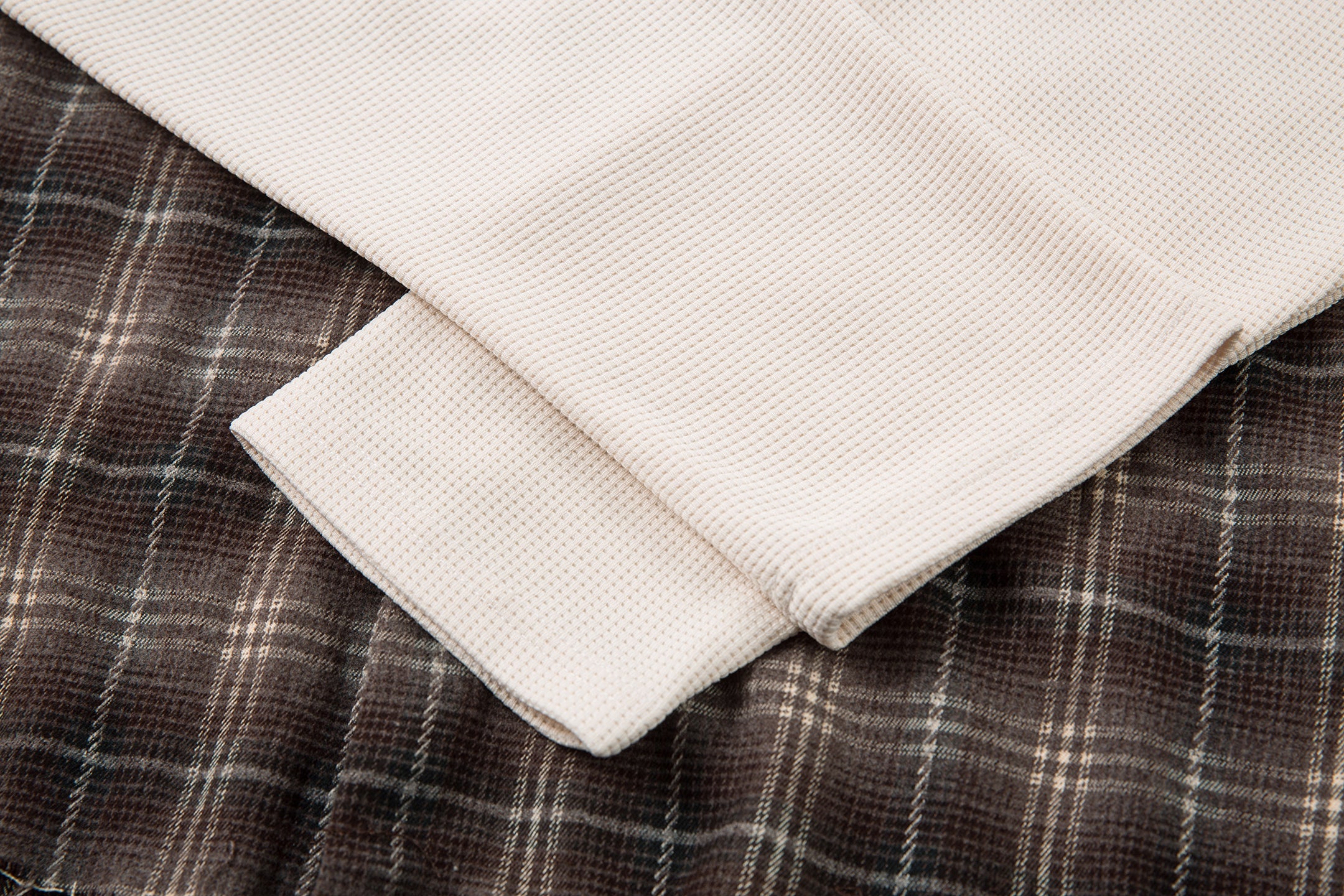 Omirad Layered Plaid Fringe Shirt