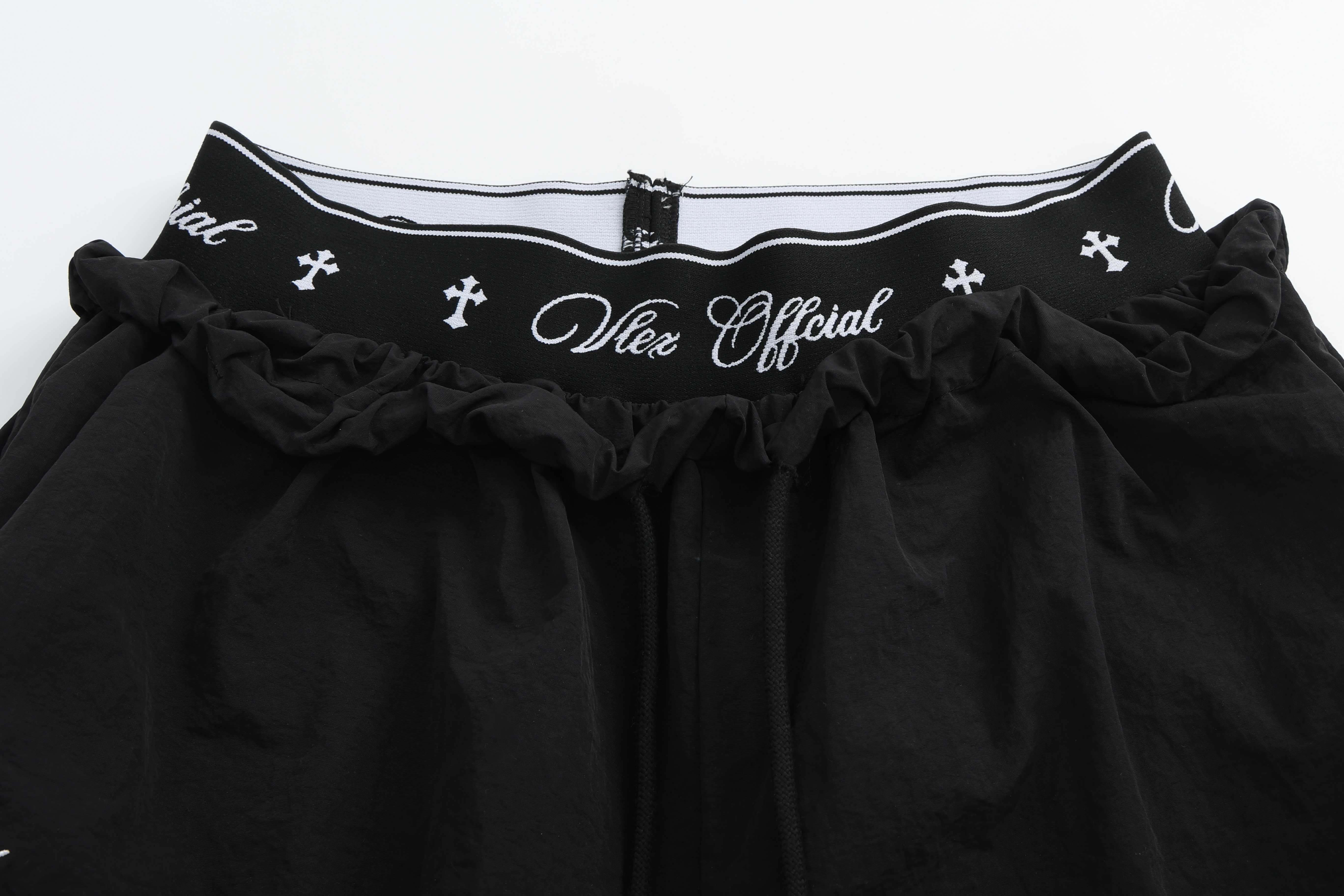 Omirad Layered Waist Wide-Leg Sweatpants