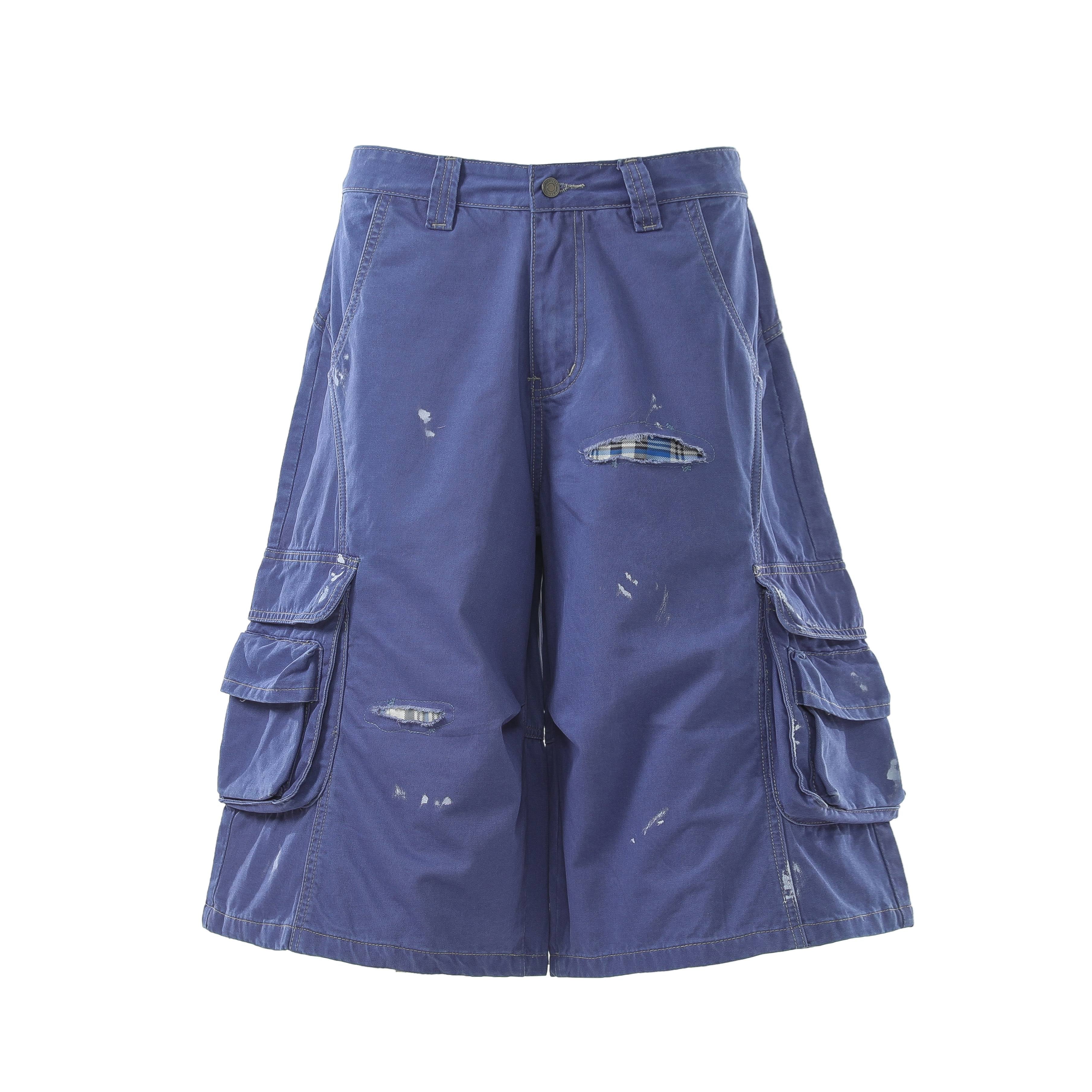 Omirad “Distressed Utility Cargo Shorts”