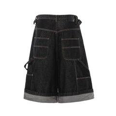 Omirad “Raw Edge Denim Cargo Shorts”