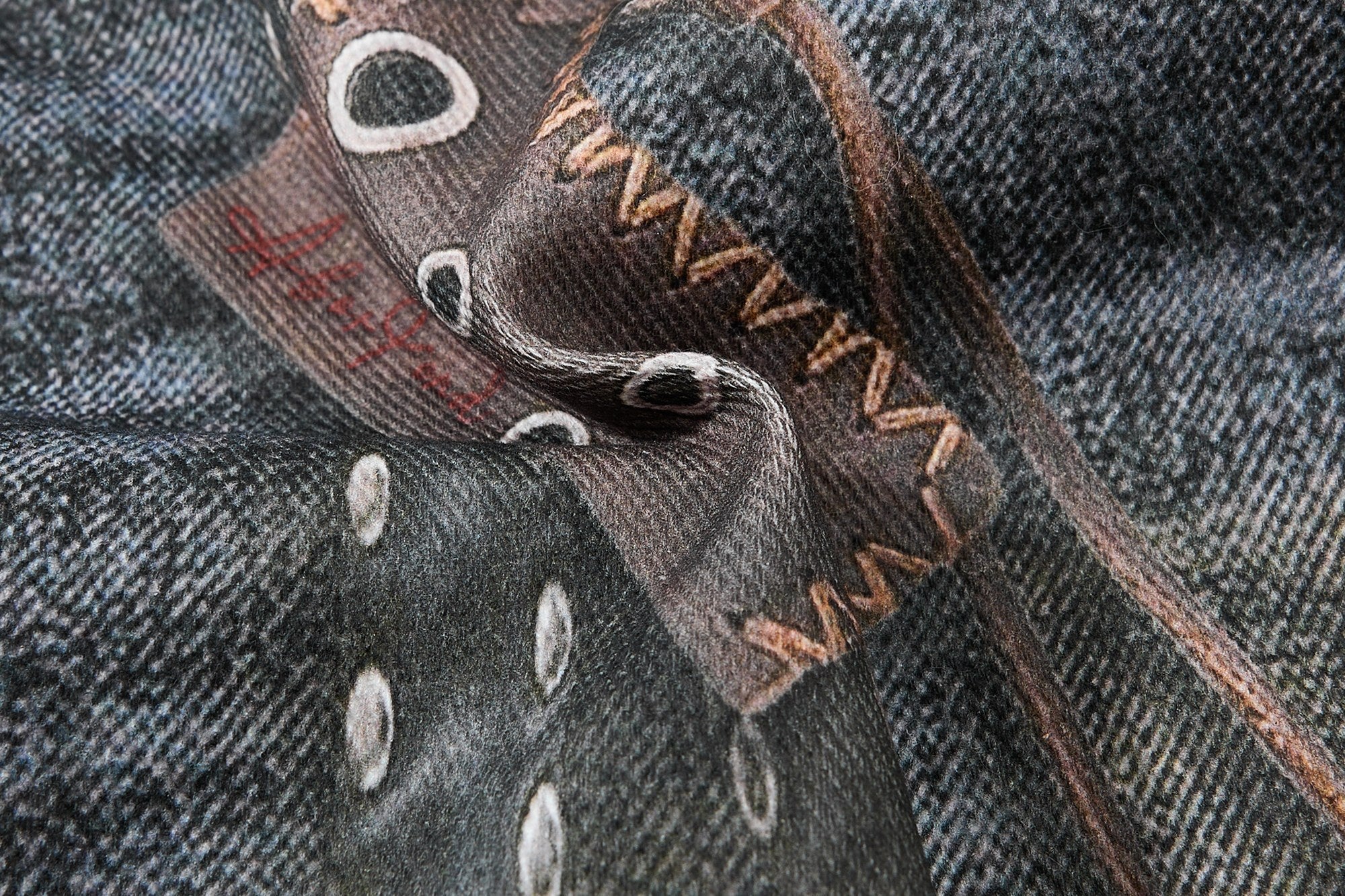 Omirad Layered Punk Denim Jorts