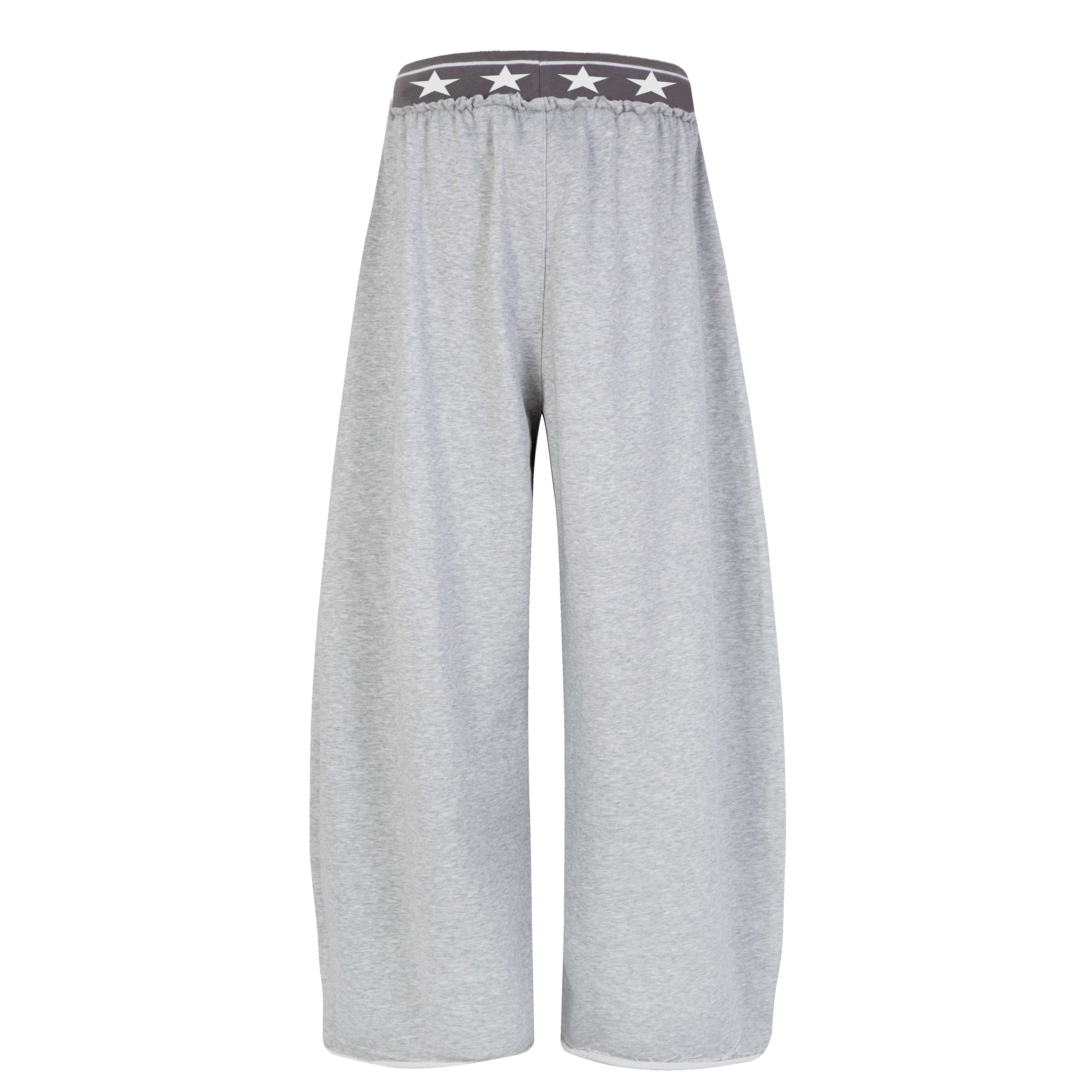 Omirad Star Patch Wide-Leg Sweatpants