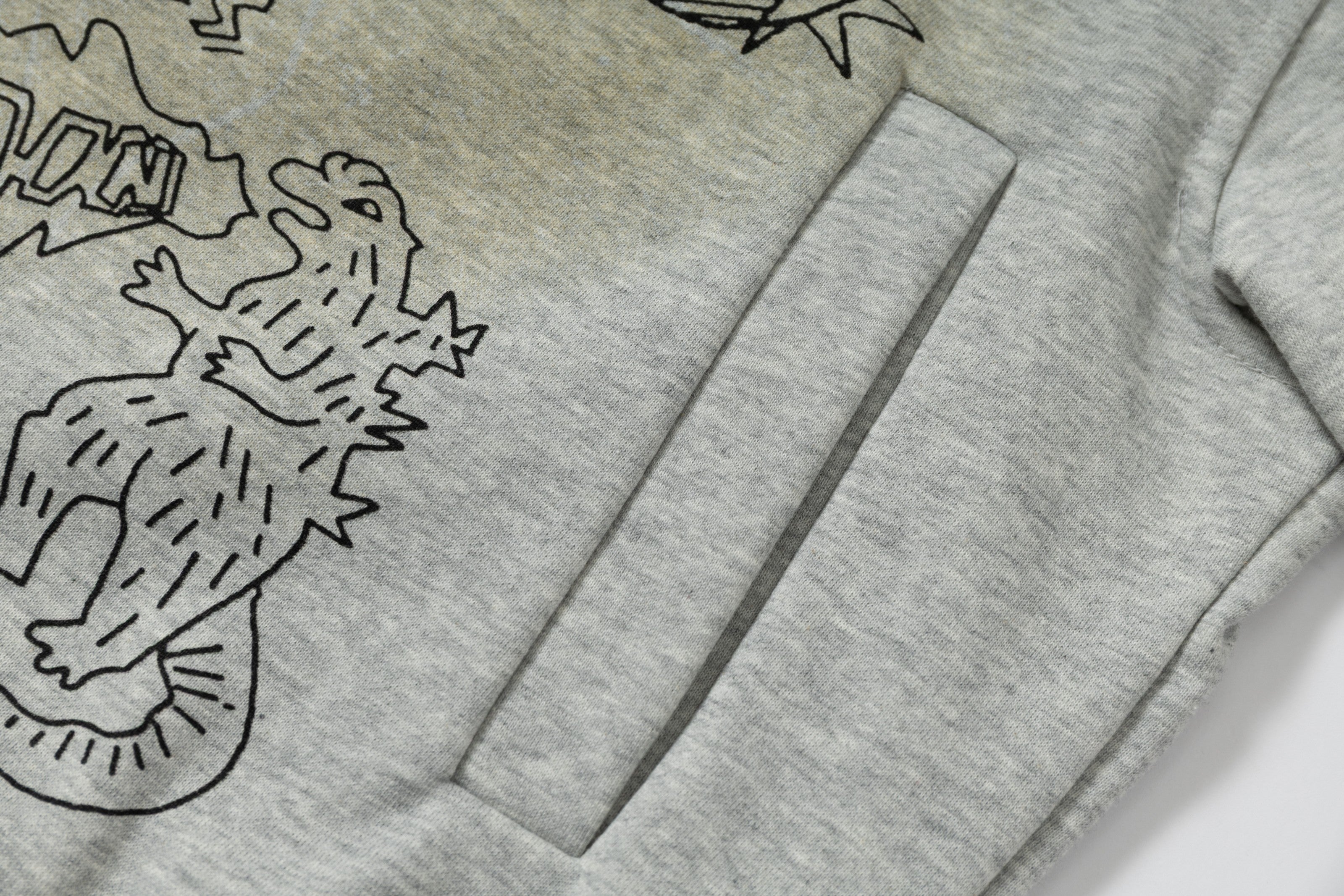 Omirad Doodle Graphic Zip Hoodie