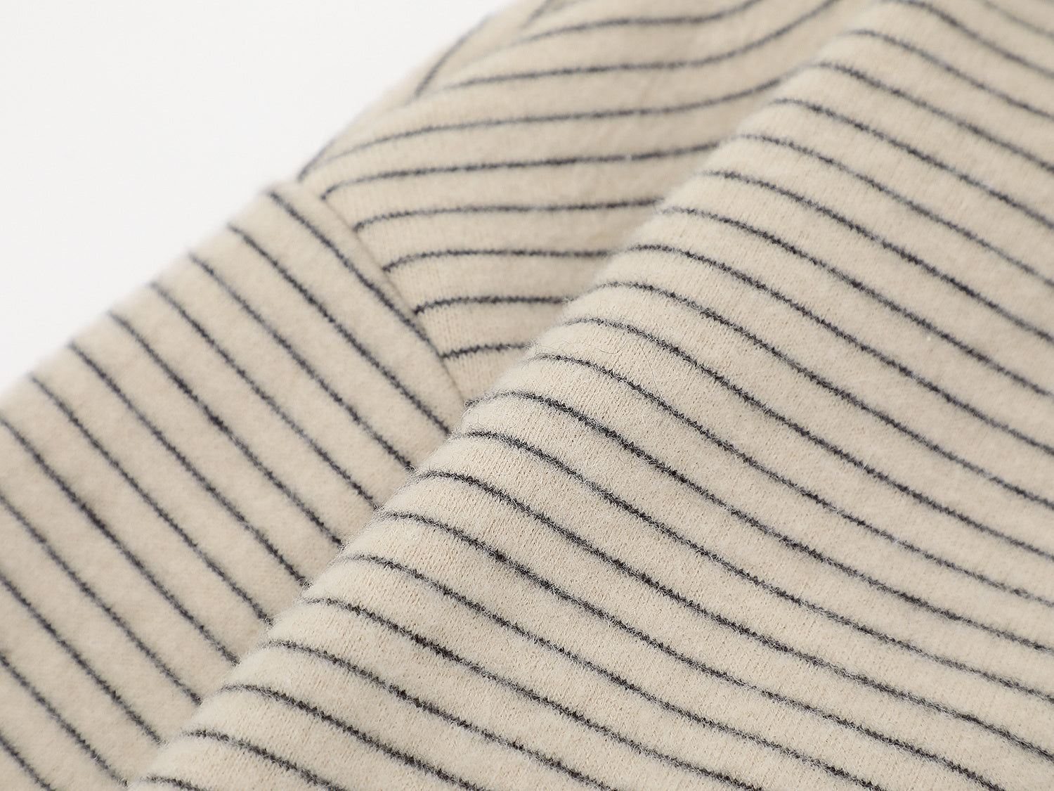 Omirad Striped Knit Zip Hoodie