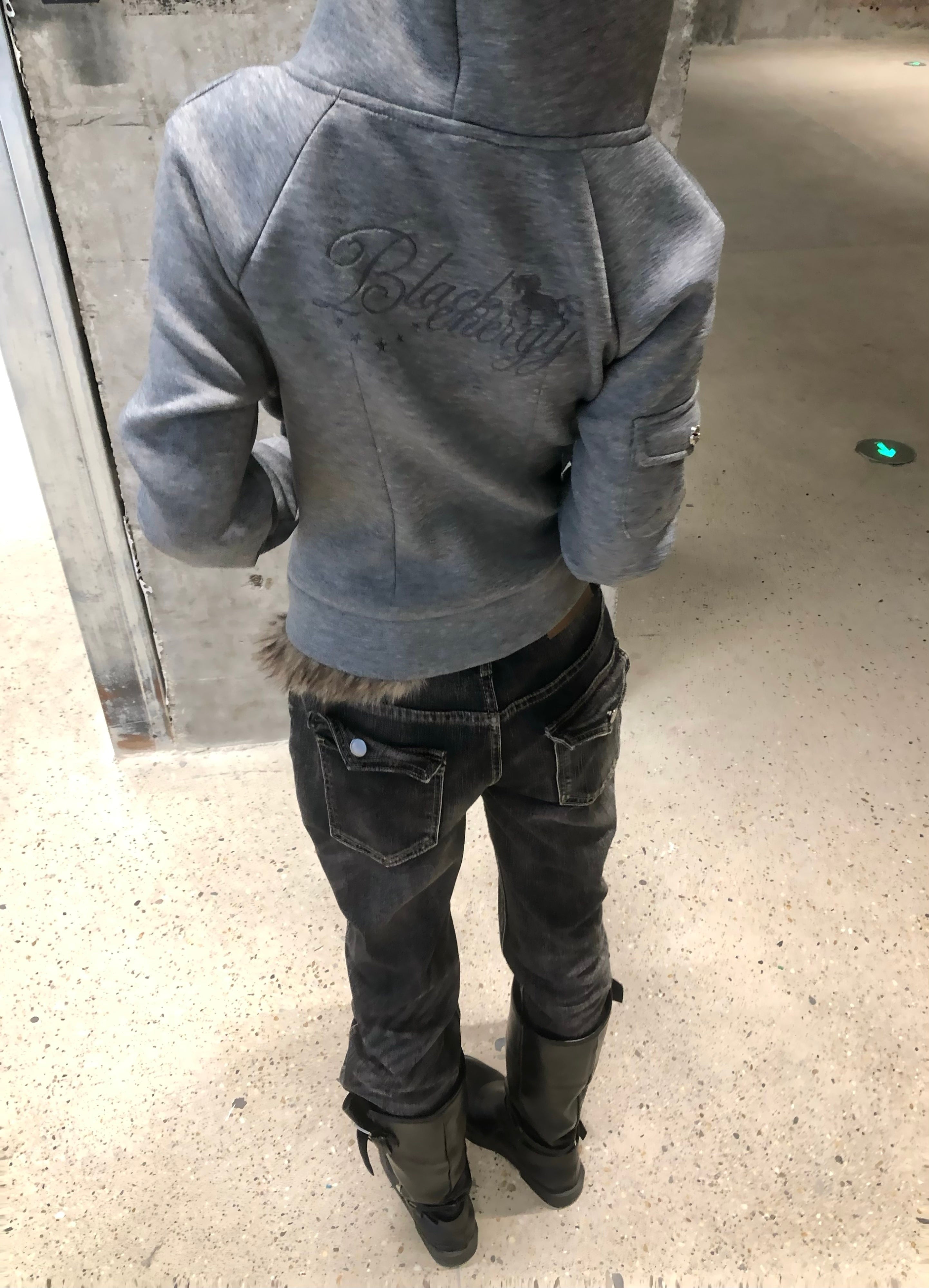 Omirad Layered Zip-Up Hoodie