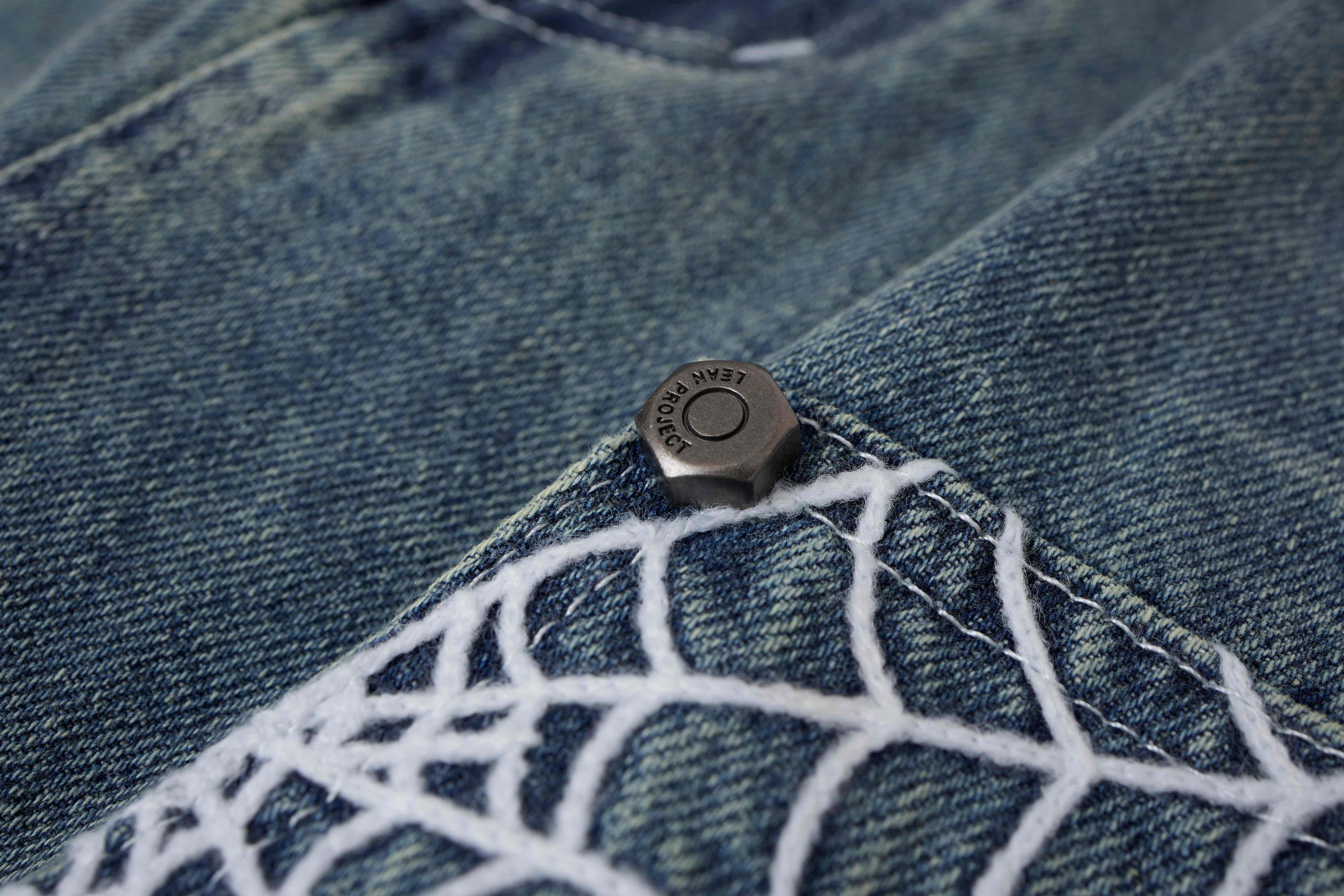 Omirad Web Panel Strap Denim Shorts