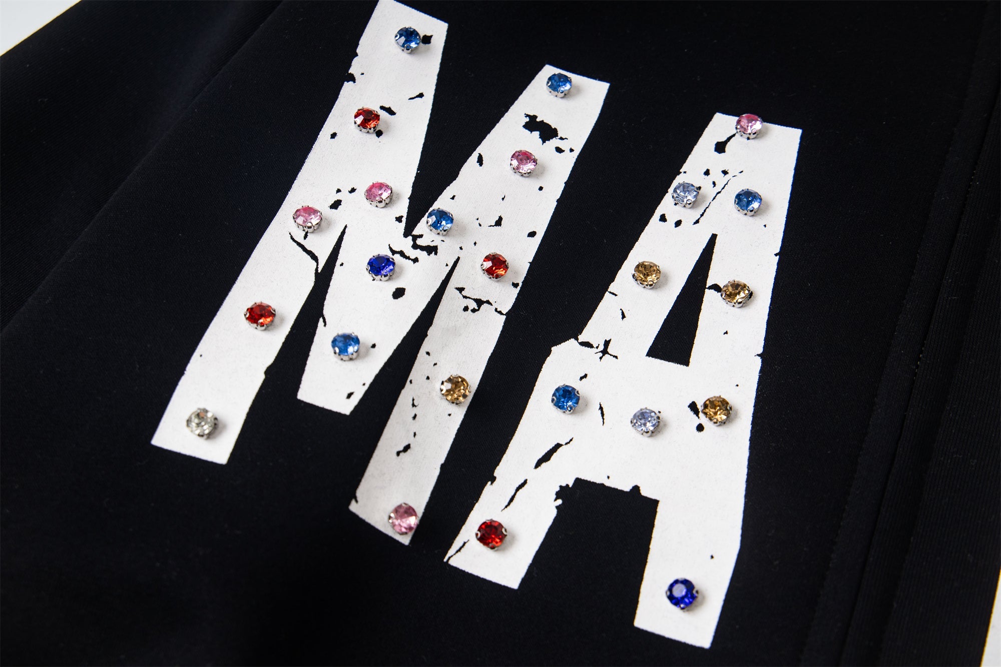 Omirad “MAKE” Studded Zip Hoodie