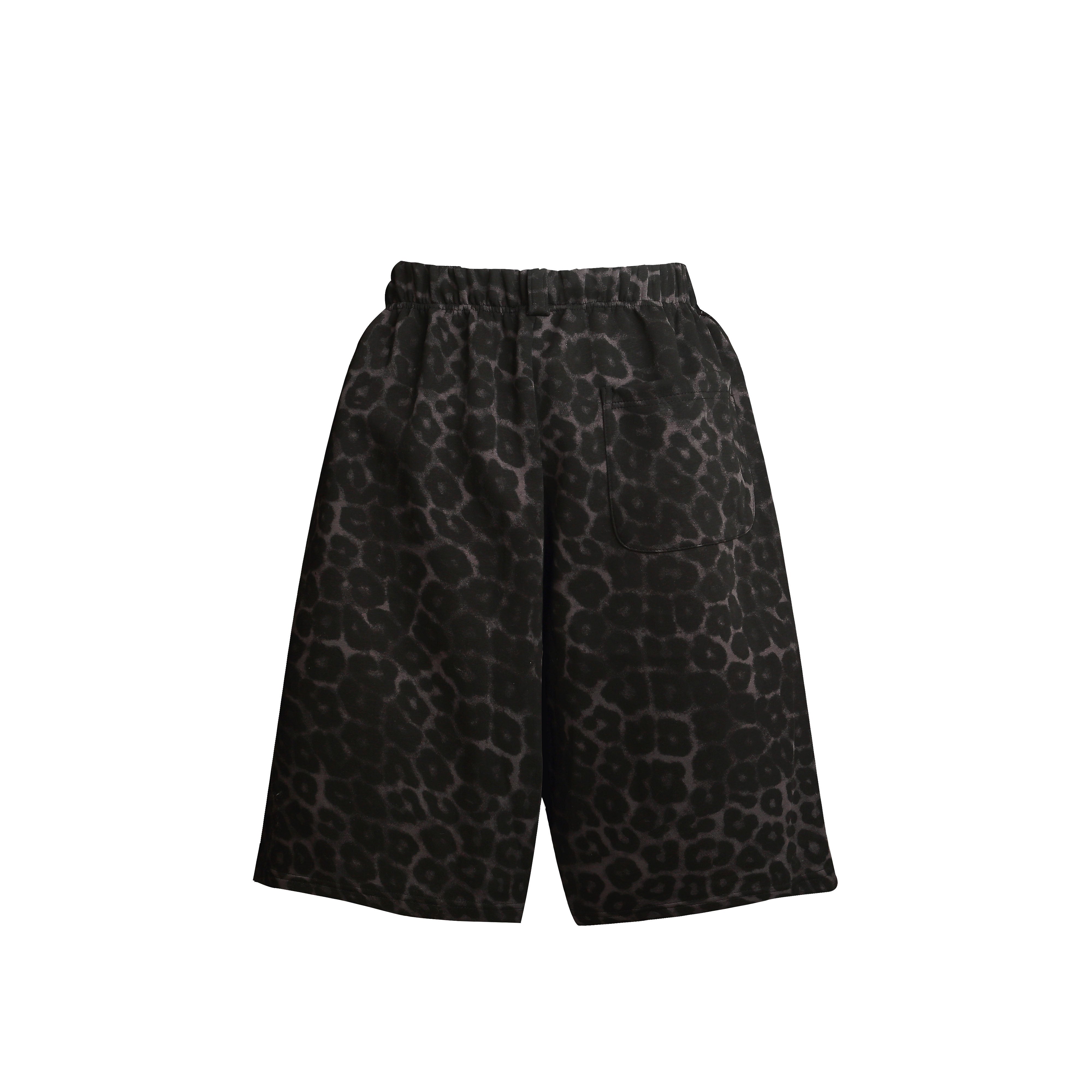 Omirad Leopard Print Loose Shorts