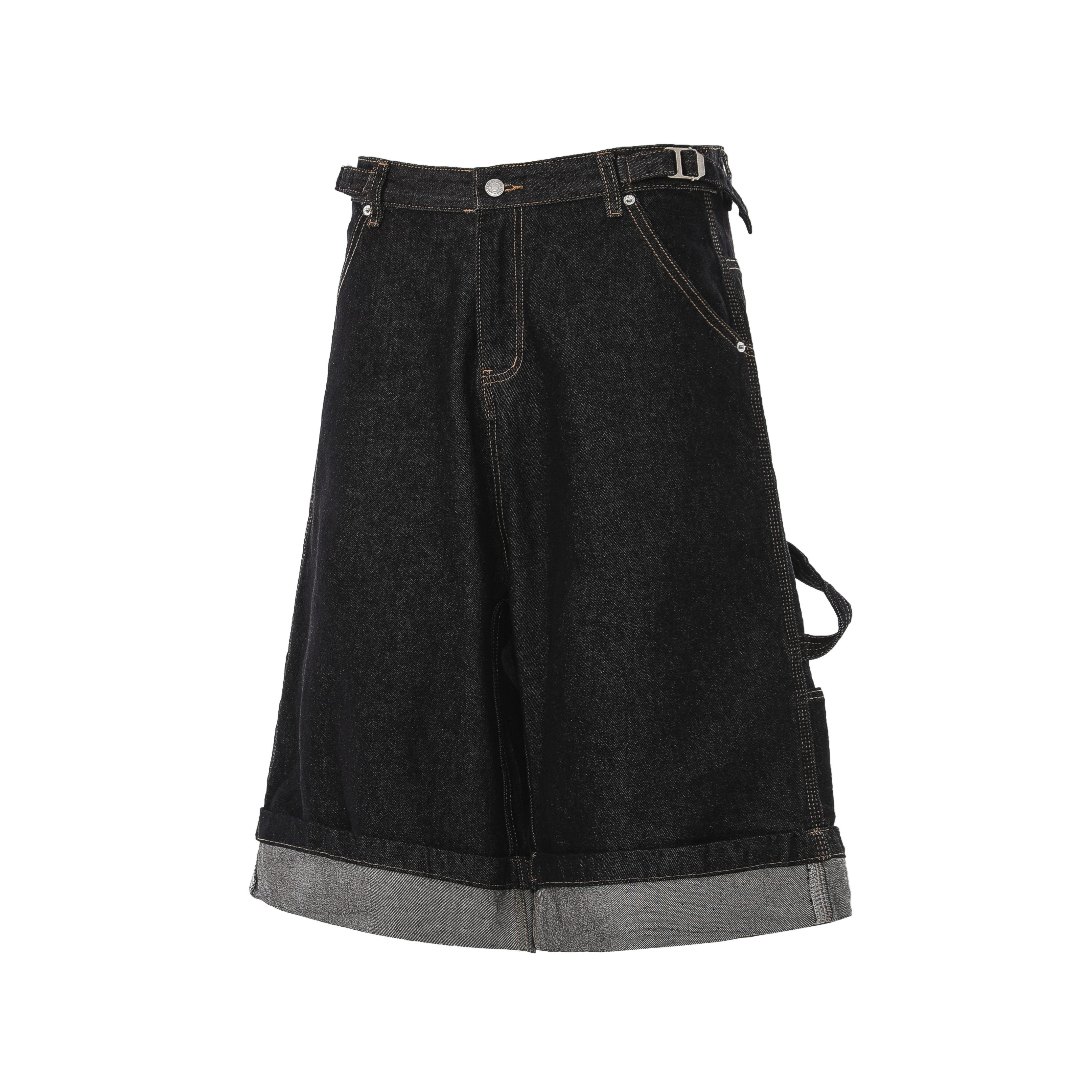 Omirad “Raw Edge Denim Cargo Shorts”