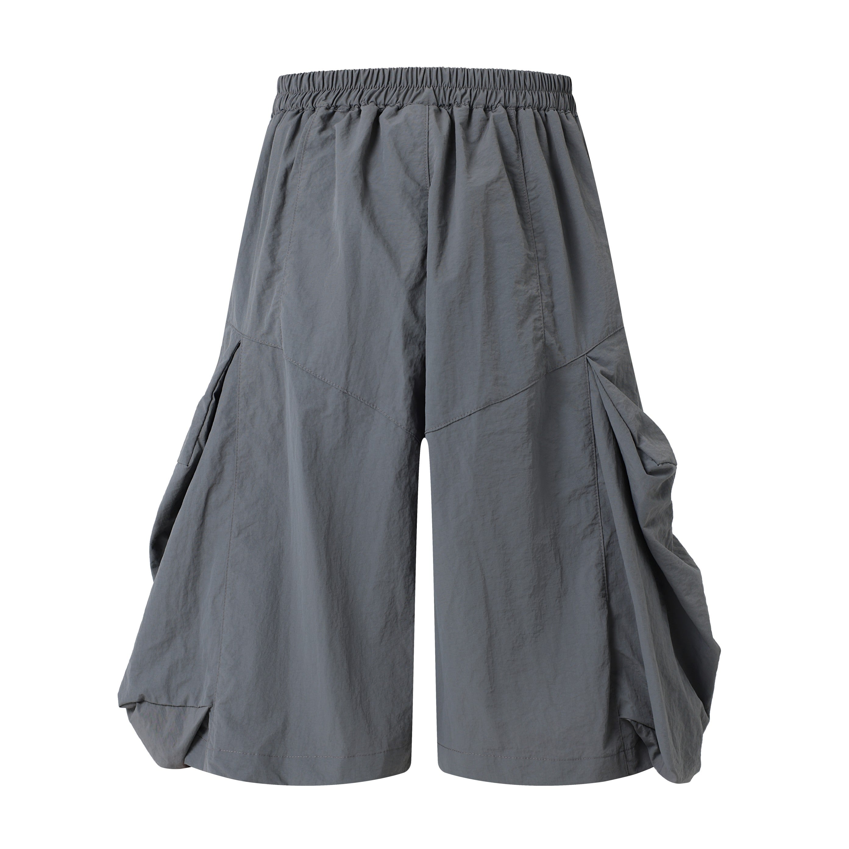 Omirad Draped Wide-Leg Shorts