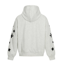 Omirad Cross Emblem Zip Hoodie