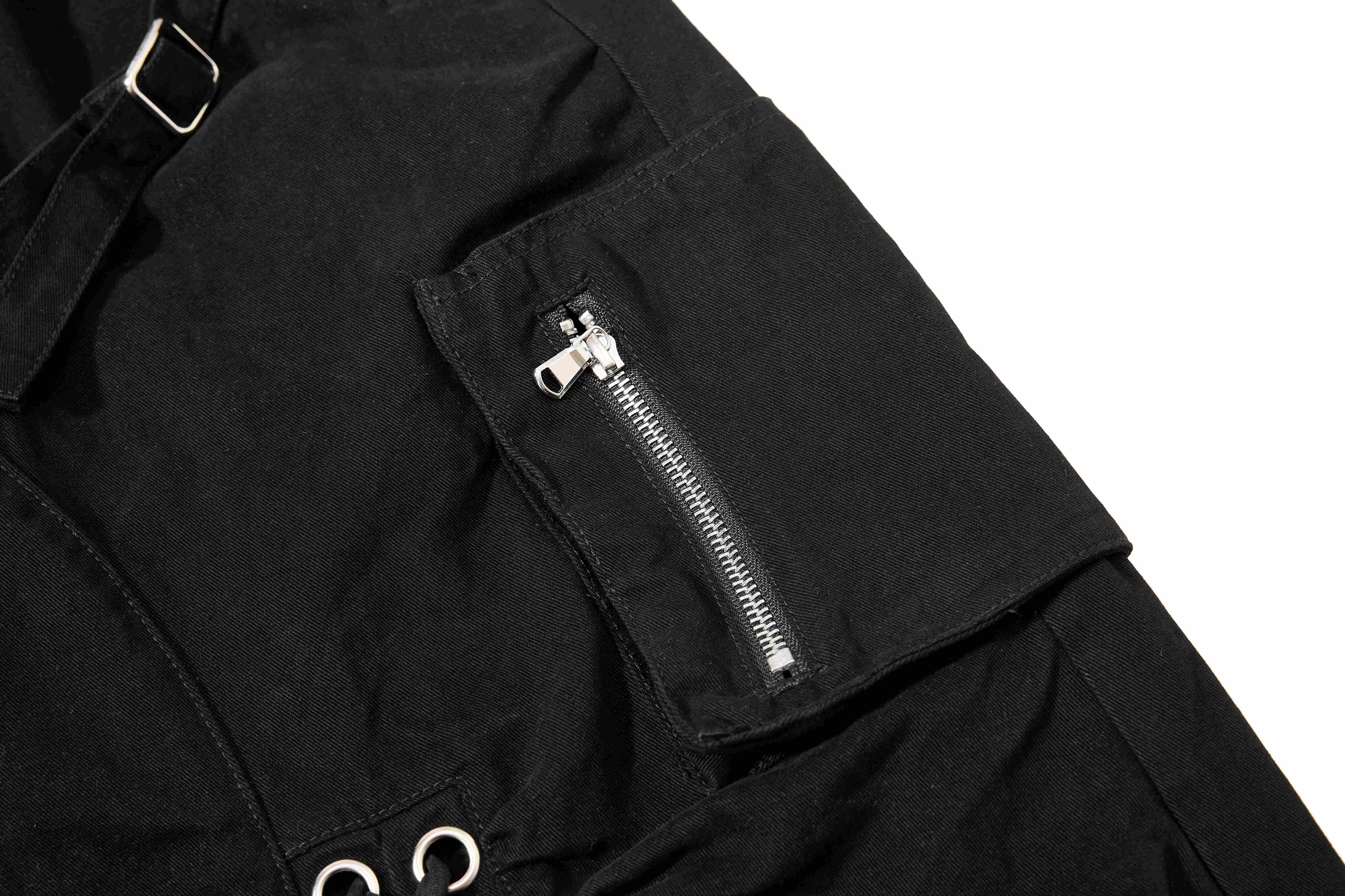 Omirad Lace-Up Utility Cargo Shorts