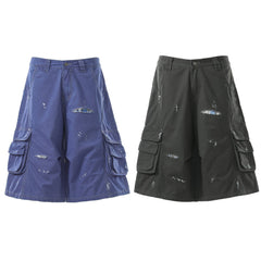 Omirad “Distressed Utility Cargo Shorts”