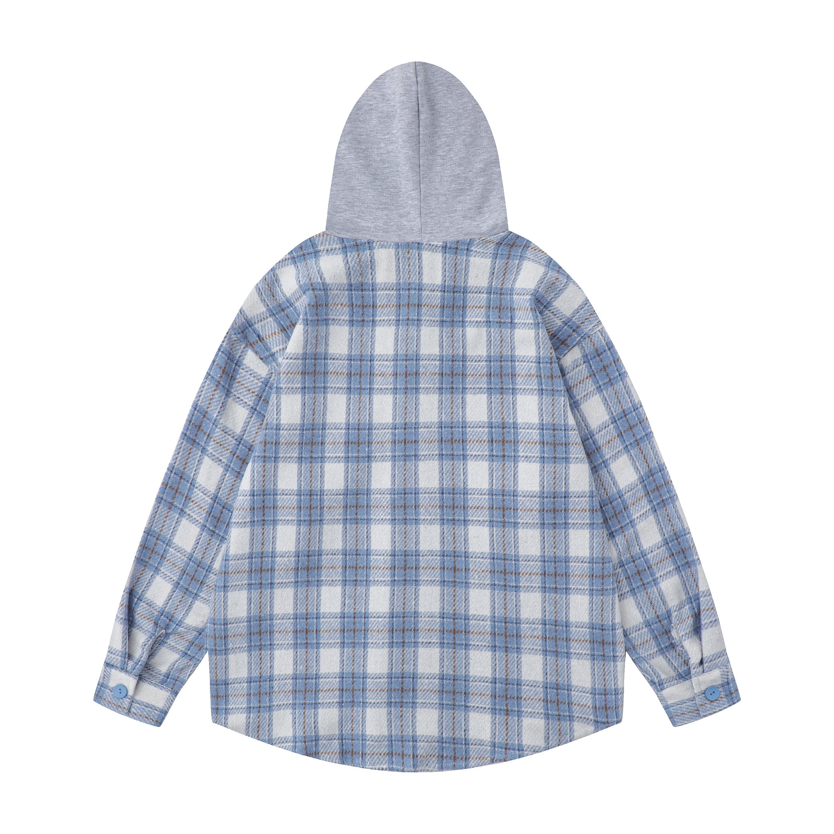 Omirad Hooded Flannel Overshirt