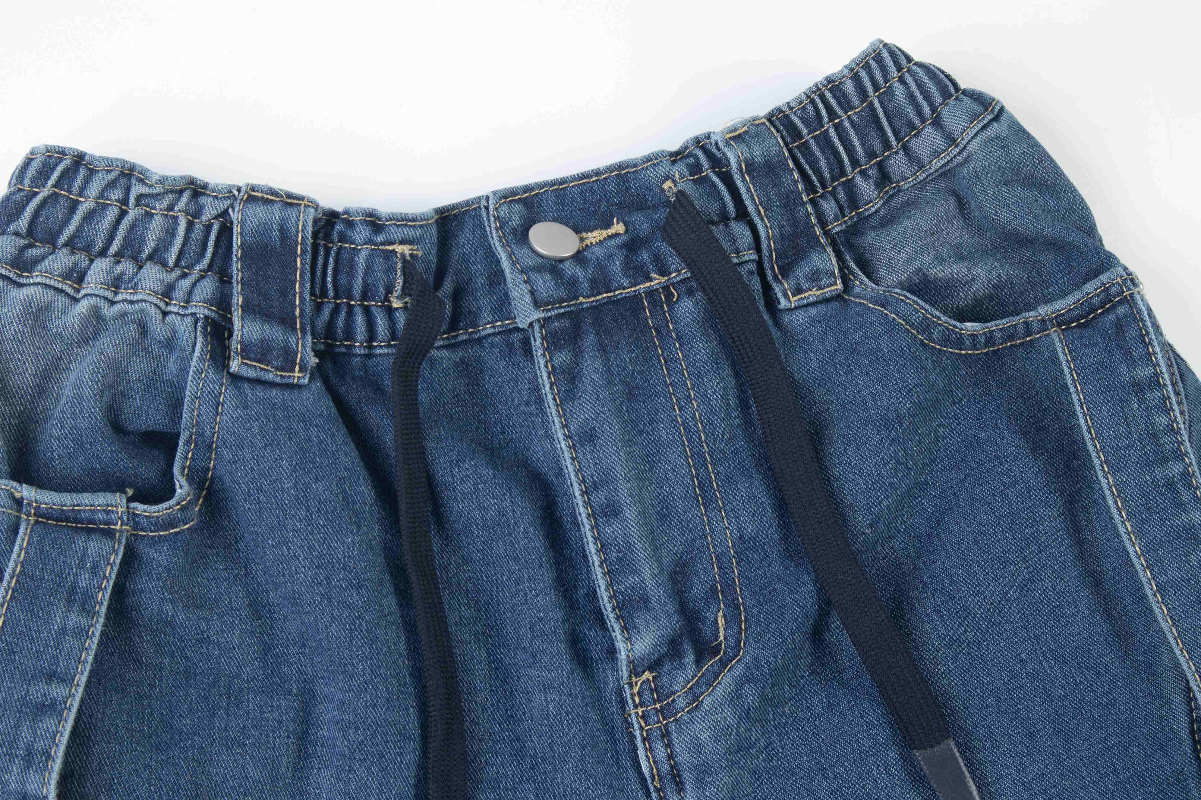 Omirad Multi-Pocket Baggy Denim Jeans