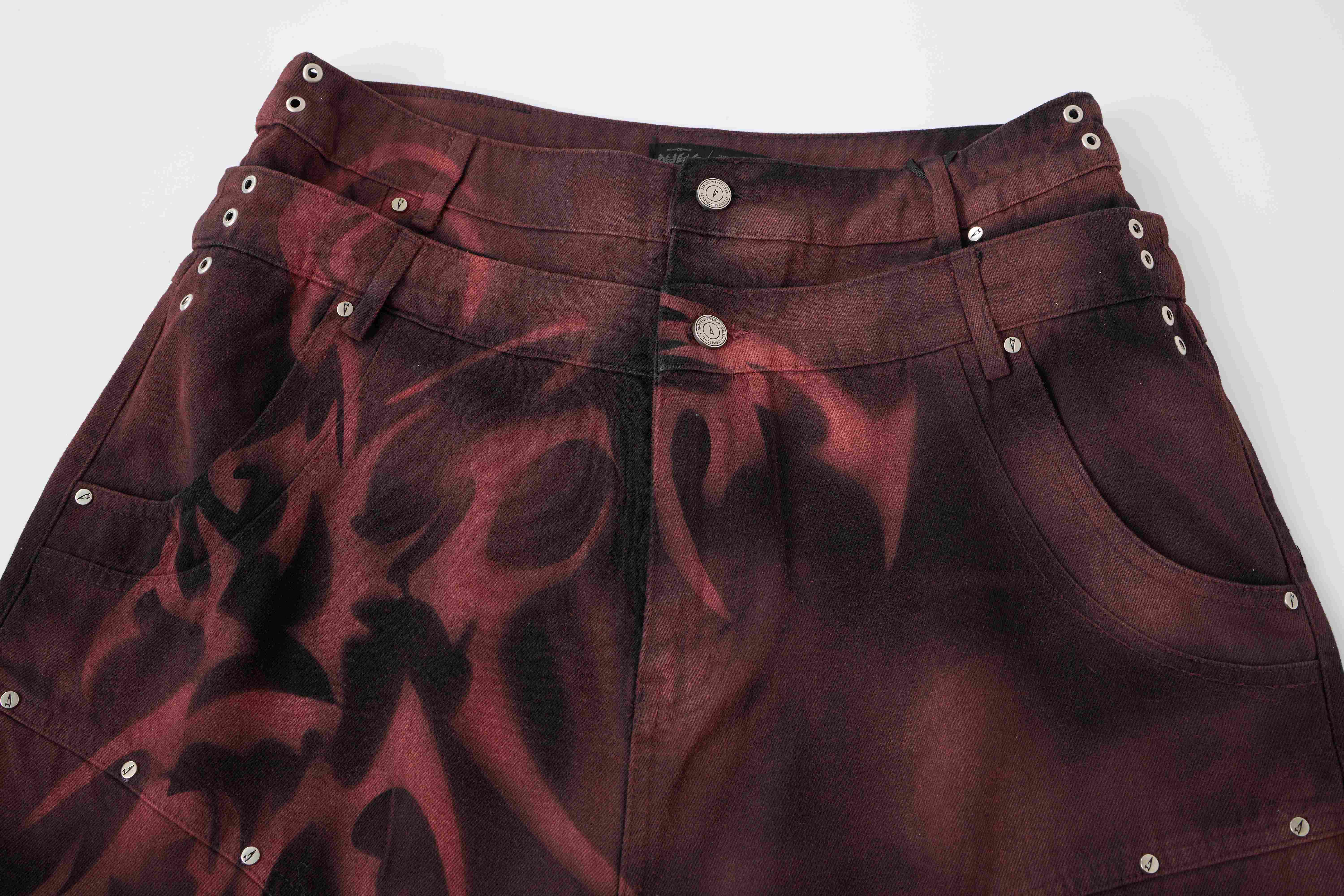 Omirad Tribal Spike Jorts