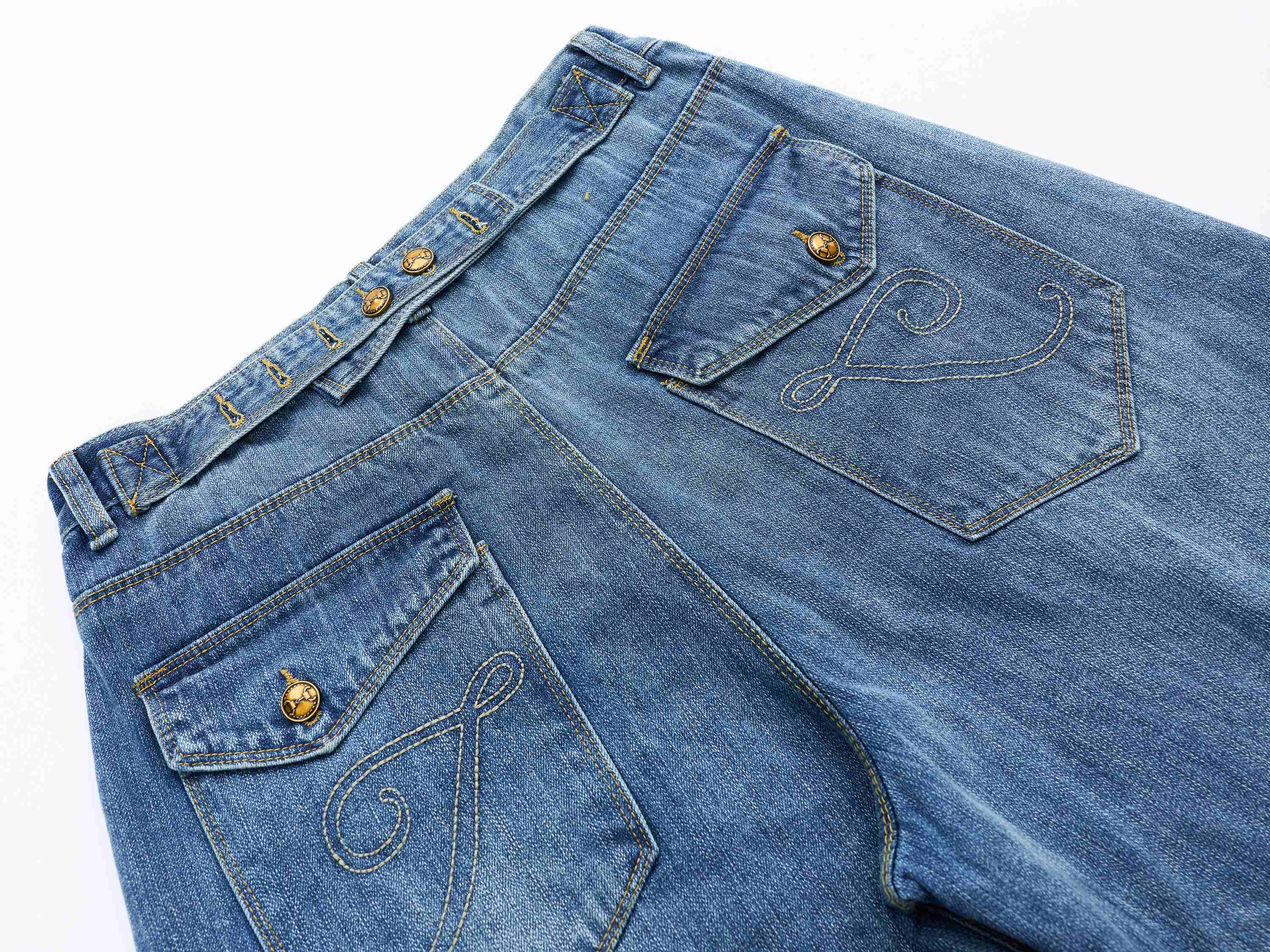 Omirad Vintage Wide-Leg Denim Shorts